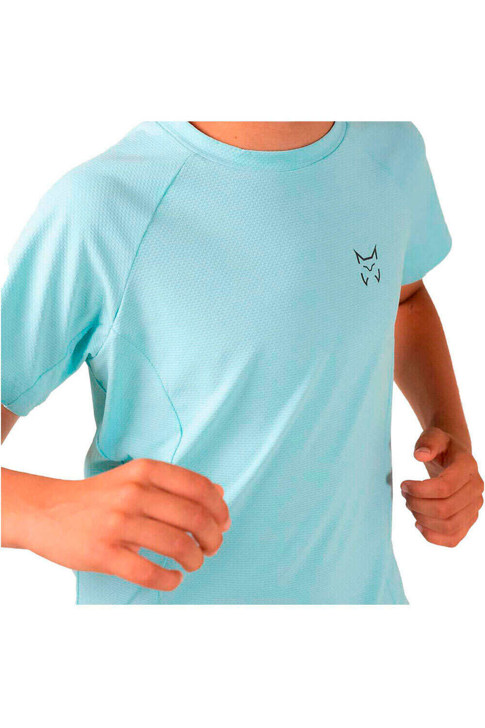 Altus camiseta montaña manga corta niño ONYX AZUL vista trasera
