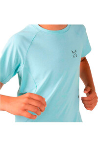 Altus camiseta montaña manga corta niño ONYX AZUL vista trasera