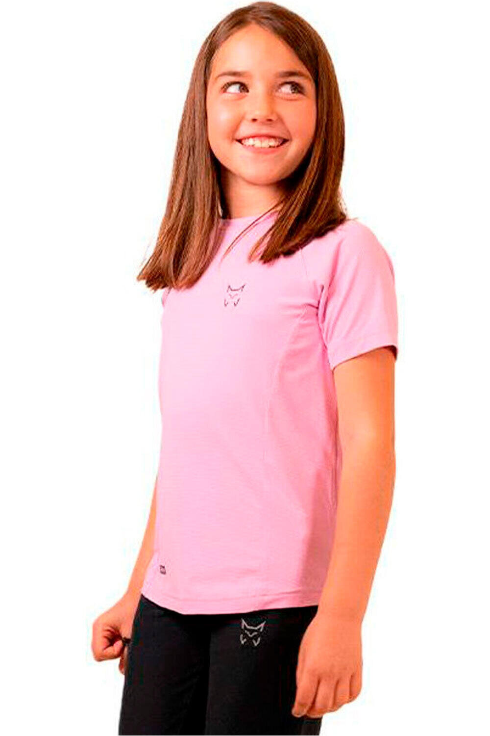 Altus camiseta montaña manga corta niño ONYX ROSA vista trasera
