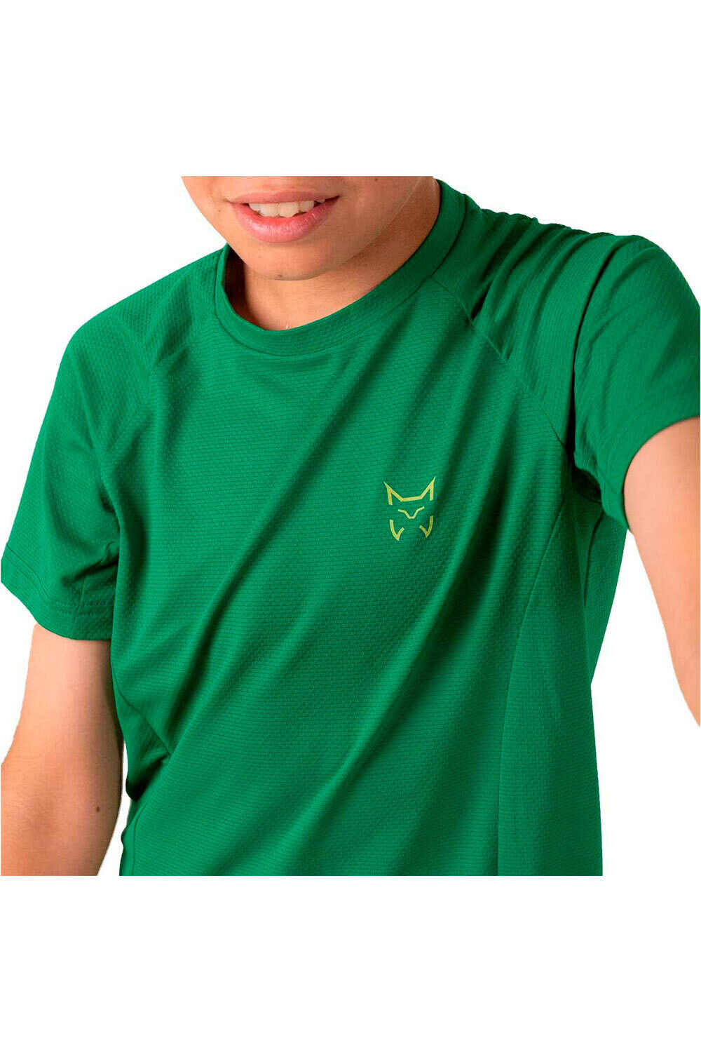 Altus camiseta montaña manga corta niño ONYX VERDE vista trasera