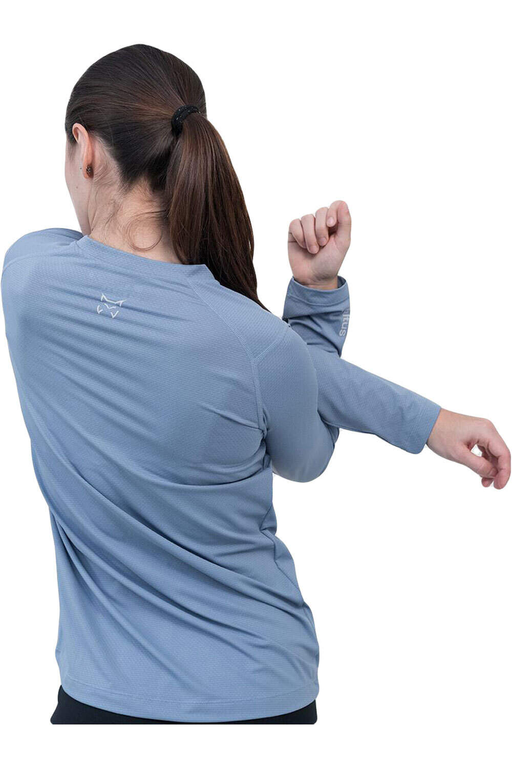 Altus camiseta montaña manga larga mujer ISELLA W K30 AZUL vista trasera