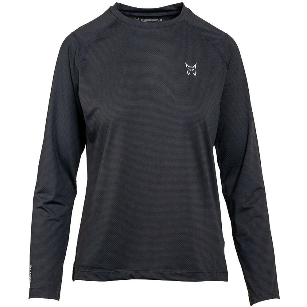Altus camiseta montaña manga larga mujer ISELLA W K30 NEGRO vista detalle