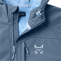 Altus chaqueta softshell hombre DECAN J30 AZUL vista detalle