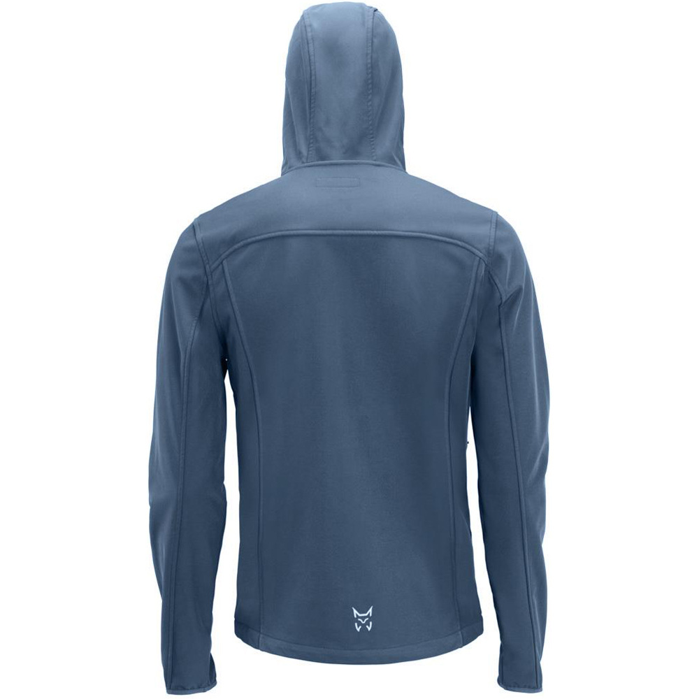 Altus chaqueta softshell hombre DECAN J30 AZUL vista trasera