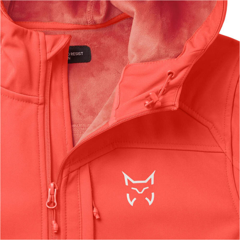 Altus chaqueta softshell hombre DECAN J30 ROJO vista detalle