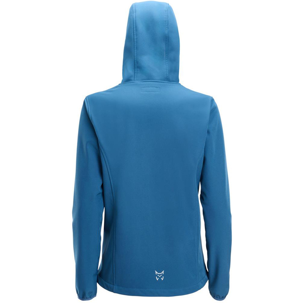 Altus chaqueta softshell mujer DECAN W J30 AZUL vista trasera