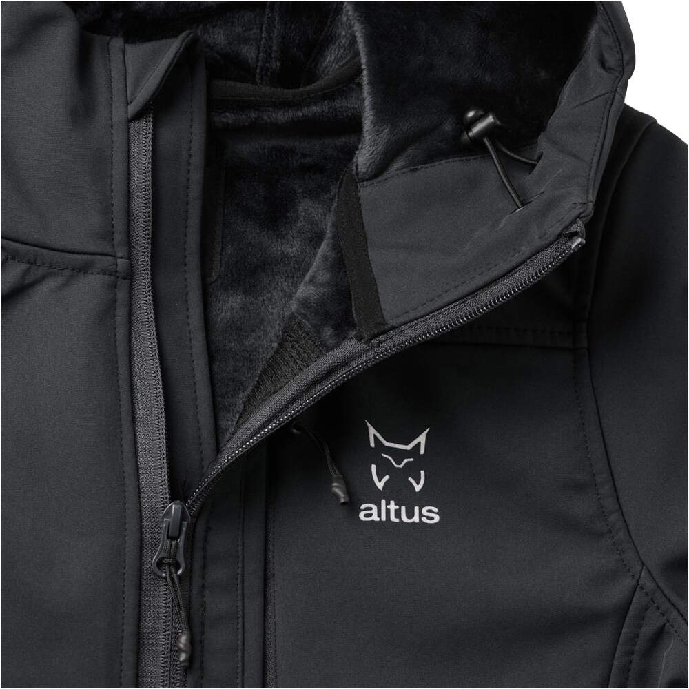 Altus chaqueta softshell mujer DECAN W J30 GRIS vista detalle