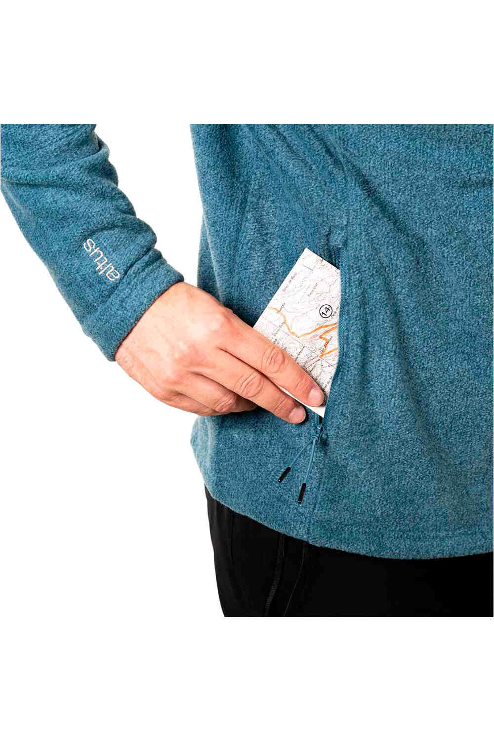 Altus forro polar hombre ODYSSEY K30 AZUL vista trasera