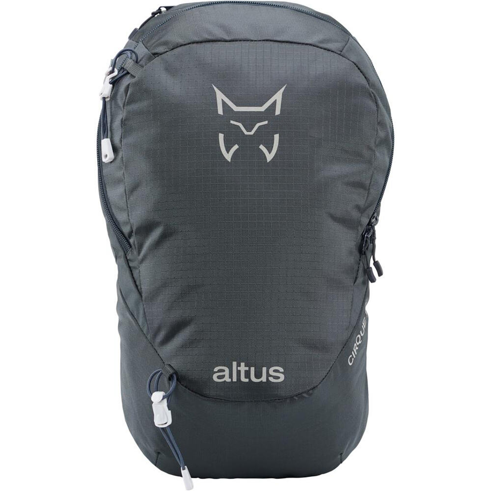 Altus mochila montaña CIRQUE 10 NEGRO vista frontal