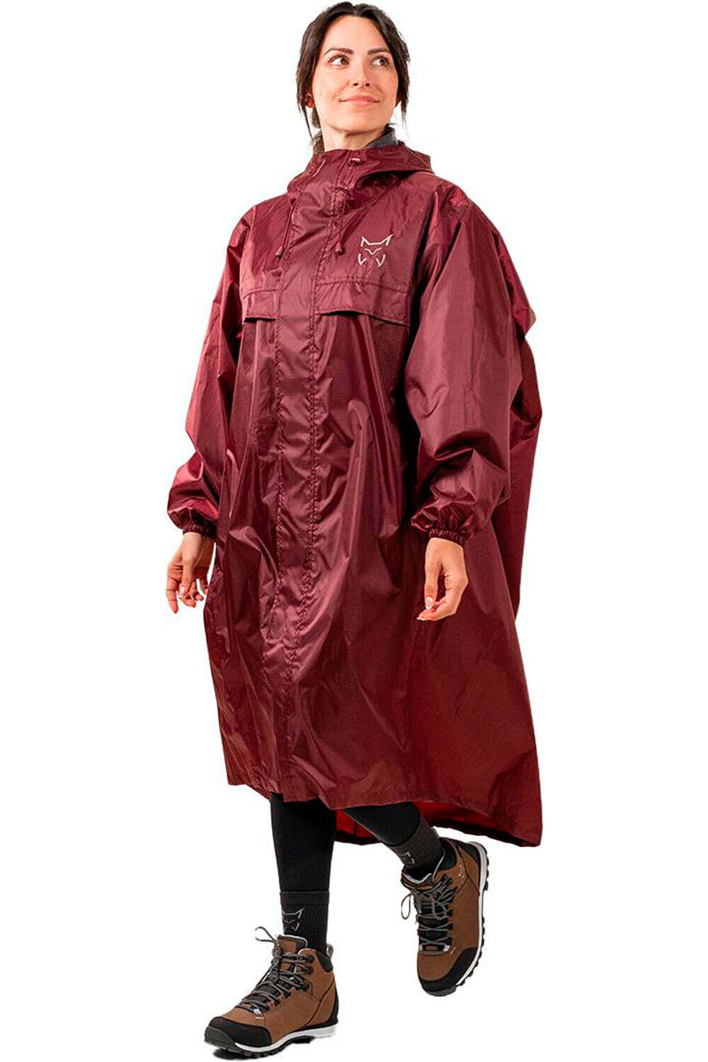 Altus poncho montaña ATMOSPHERIC J30 ROJO vista frontal