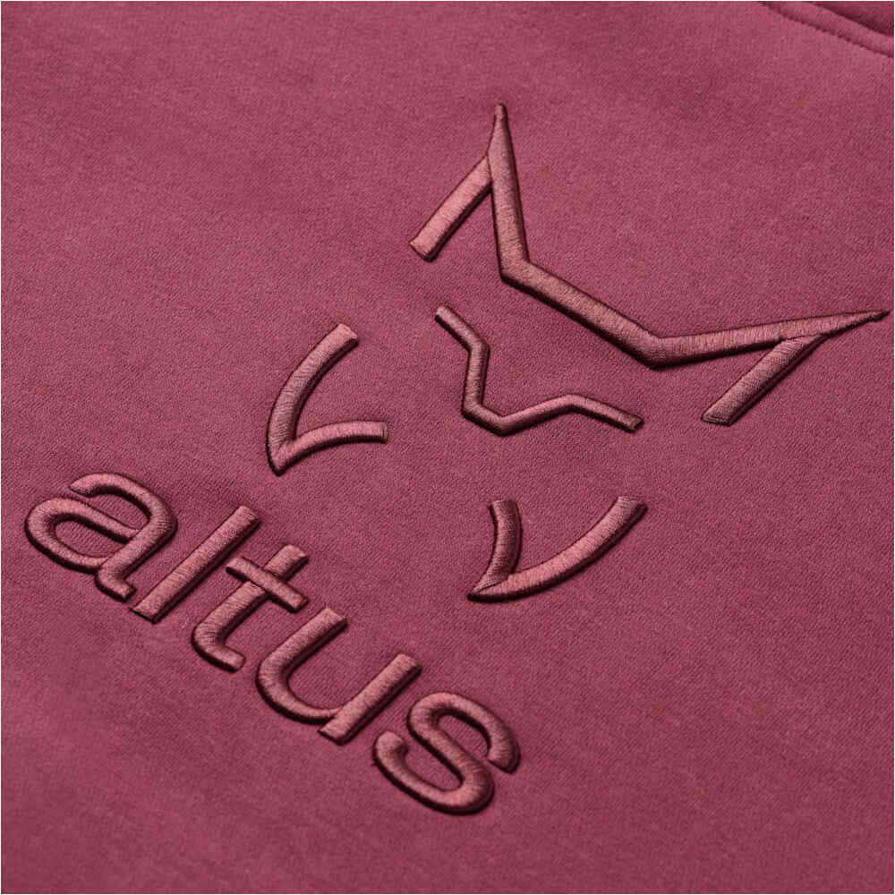 Altus Sudaderas Montaña Hombre KARNAC MORADO vista detalle