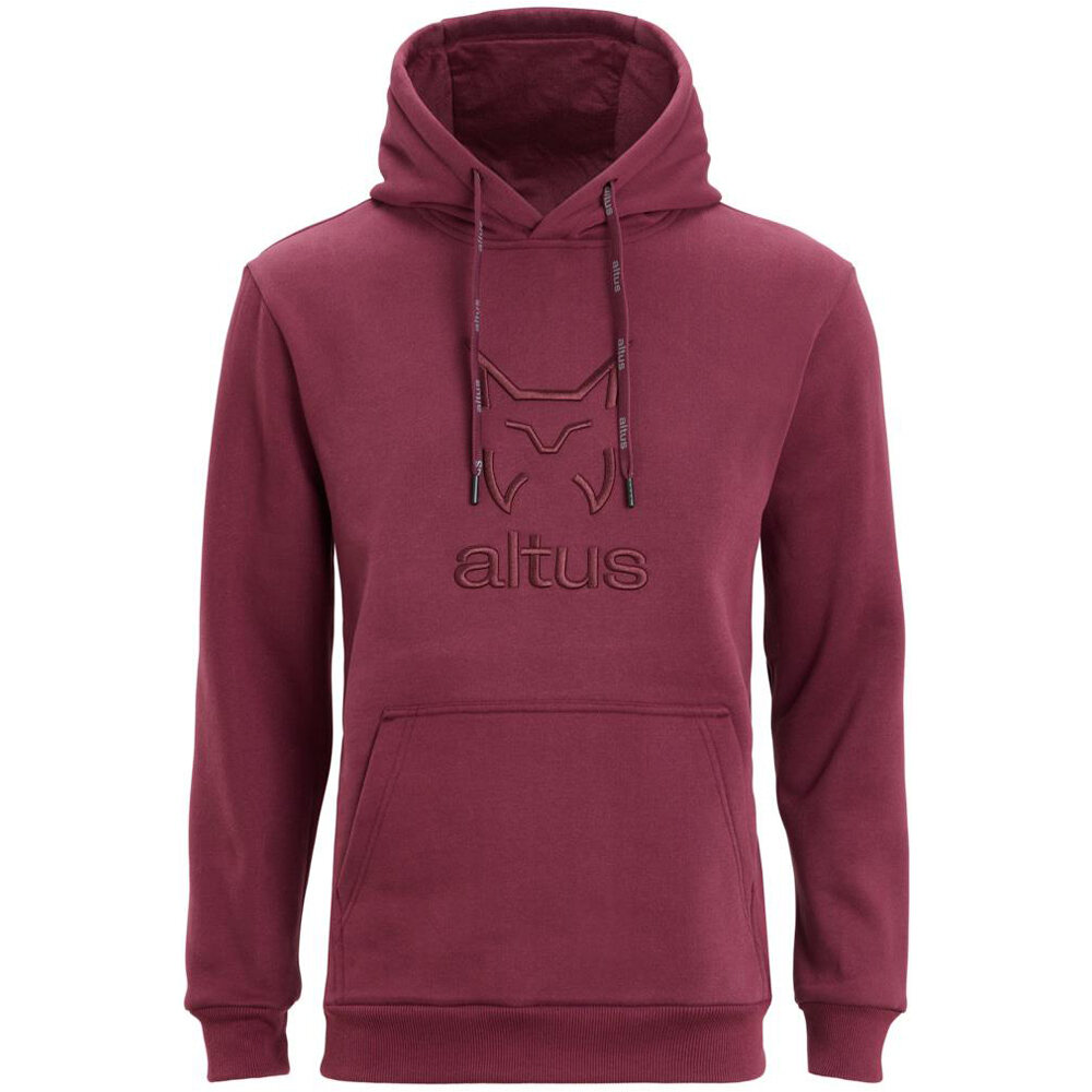 Altus Sudaderas Montaña Hombre KARNAC MORADO vista frontal