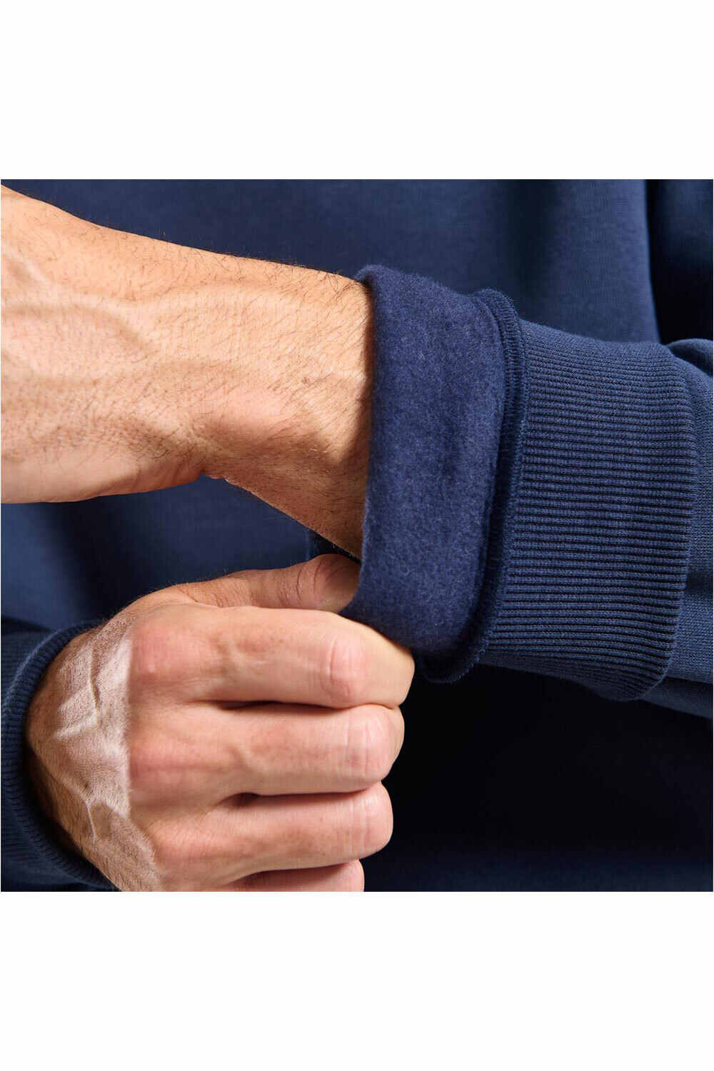Altus Sudaderas Montaña Hombre LUXOR AZUL vista trasera