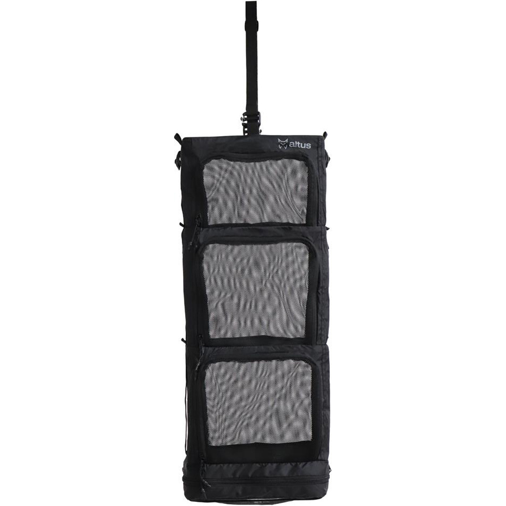Altus varios maleteria ARMARIO ORGANIZADOR DE VIAJE NEGRO vista frontal