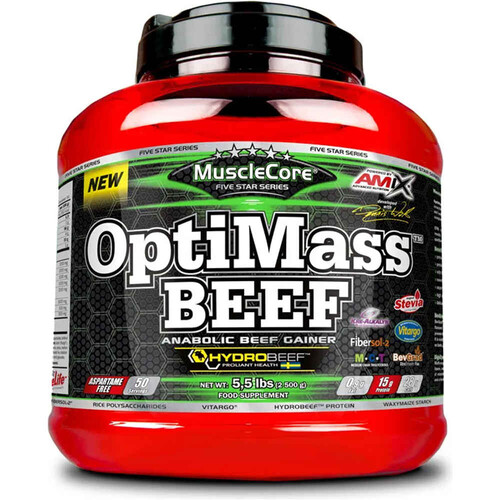 AMIX MUSCLECORE OPTIMASS BEEF GAINER 2500 GR