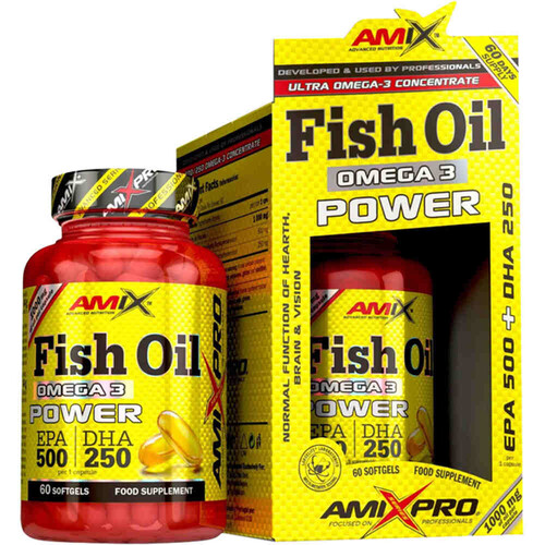 AMIXPRO FISH OIL OMEGA 3 POWER 60 CAPS