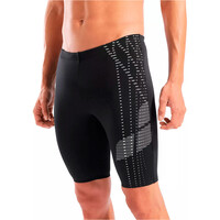 Arena bañador natación hombre ASYMMETRICAL NEGRO vista detalle