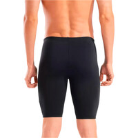 Arena bañador natación hombre ASYMMETRICAL NEGRO vista trasera