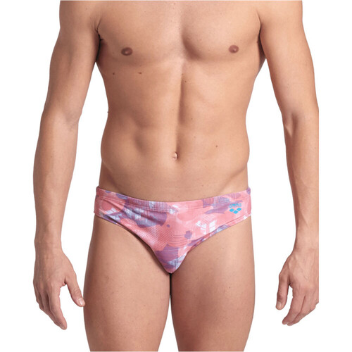 Arena bañador natación hombre BRIEFS ALLOVER NARANJA