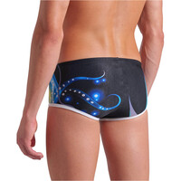 Arena bañador natación hombre ONE PRINT LOW NEGRO 03