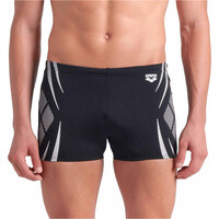 Arena bañador natación hombre POSEIDONIA NEGRO vista frontal