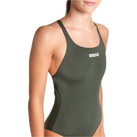 Arena bañador natación mujer TEAM VERDE vista detalle