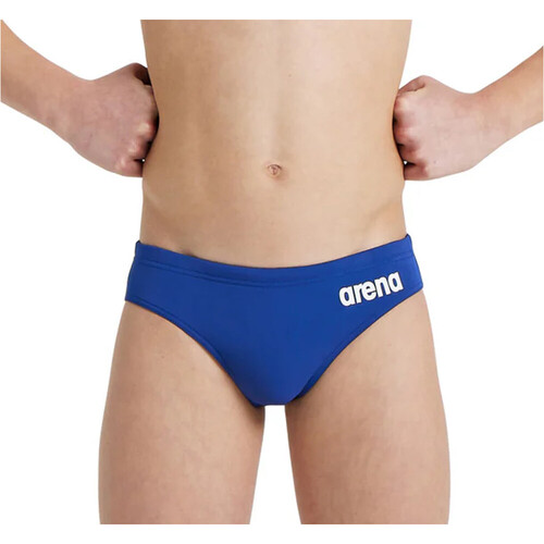 Arena bañador natación niño TEAM SWIM BRIEFS SOLID AZUL