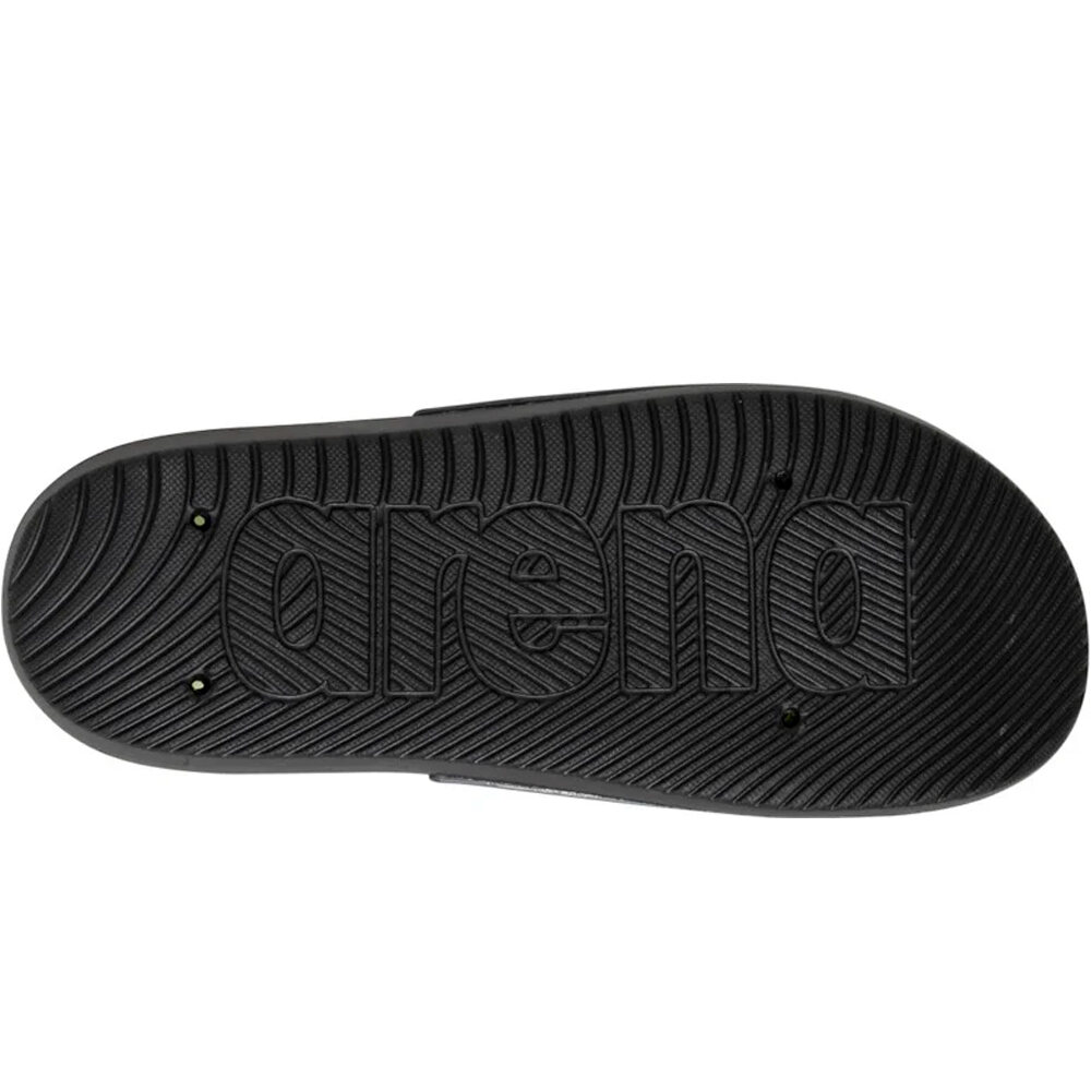 Arena chanclas hombre BRUNO NEGRO lateral interior