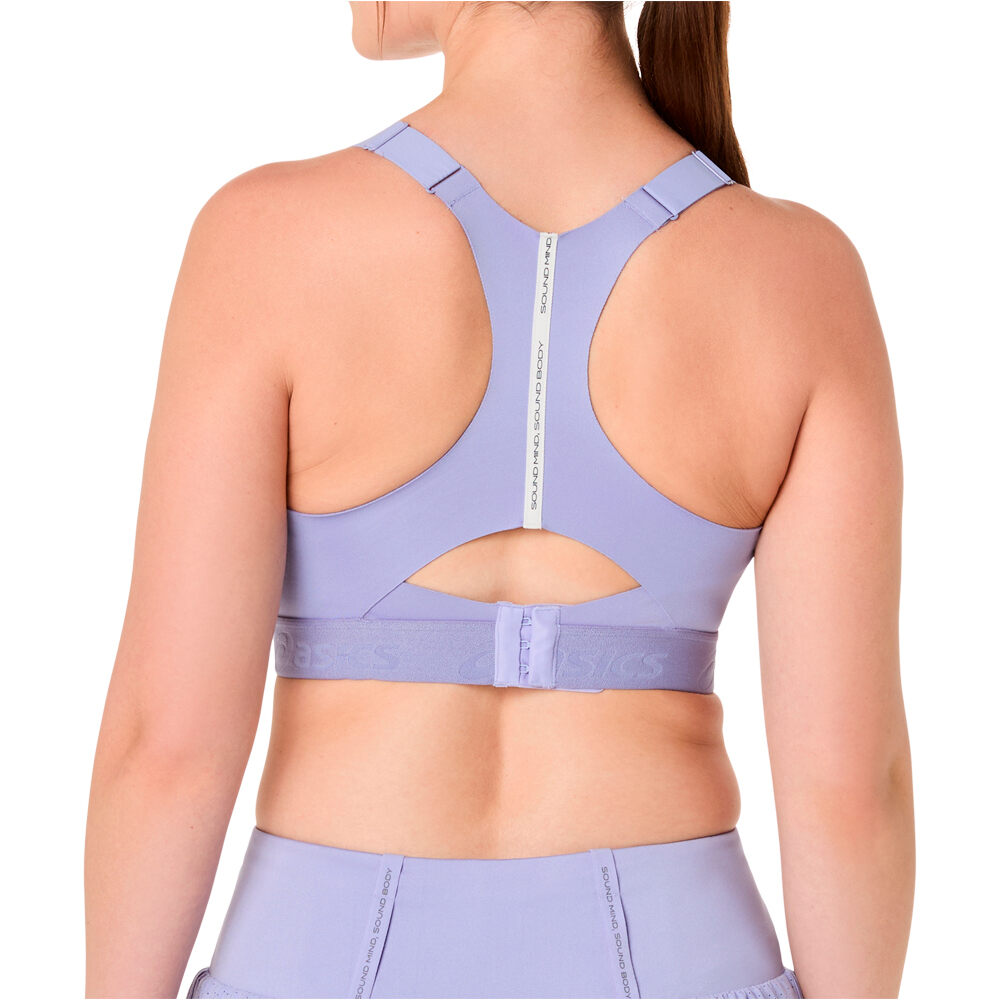 Asics body running mujer ROAD COMBINATION MORADO vista trasera