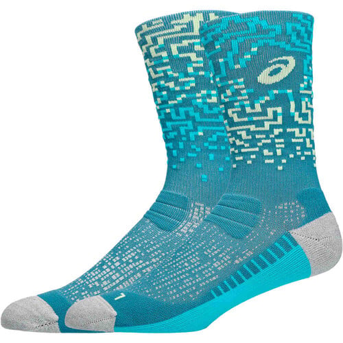 Asics calcetines running PERFORMANCE RUN SOCK CREW VERDE