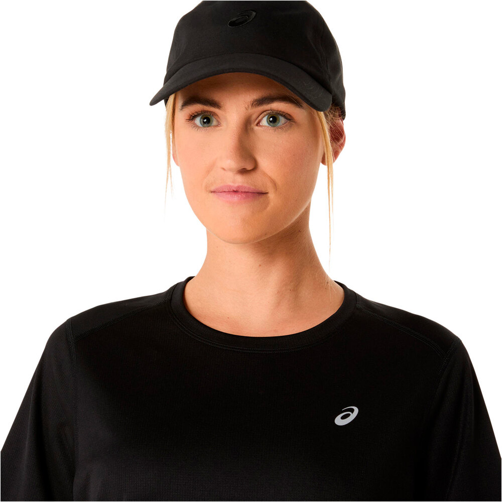 Asics camiseta entrenamiento manga corta mujer ASICS CORE NEGRO vista detalle