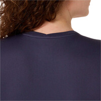 Asics camiseta entrenamiento manga corta mujer CORE AZUL 04