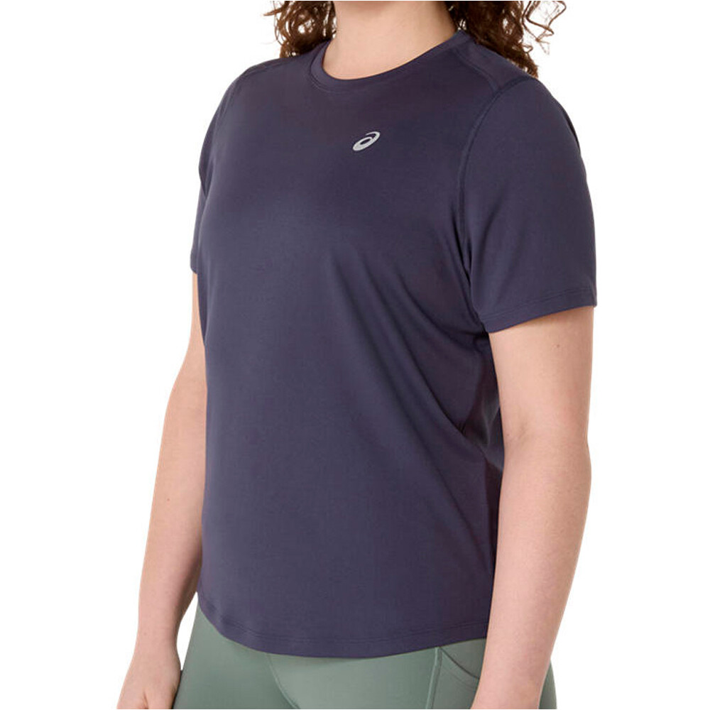 Asics camiseta entrenamiento manga corta mujer CORE AZUL vista detalle