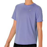 Asics camiseta entrenamiento manga corta mujer CORE MORADO vista detalle