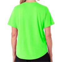 Asics camiseta entrenamiento manga corta mujer CORE MORADO vista trasera