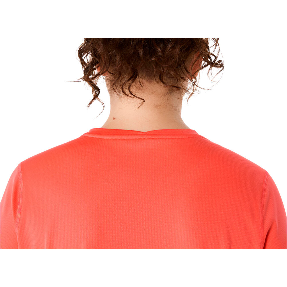 Asics camiseta entrenamiento manga corta mujer CORE NARANJA 04