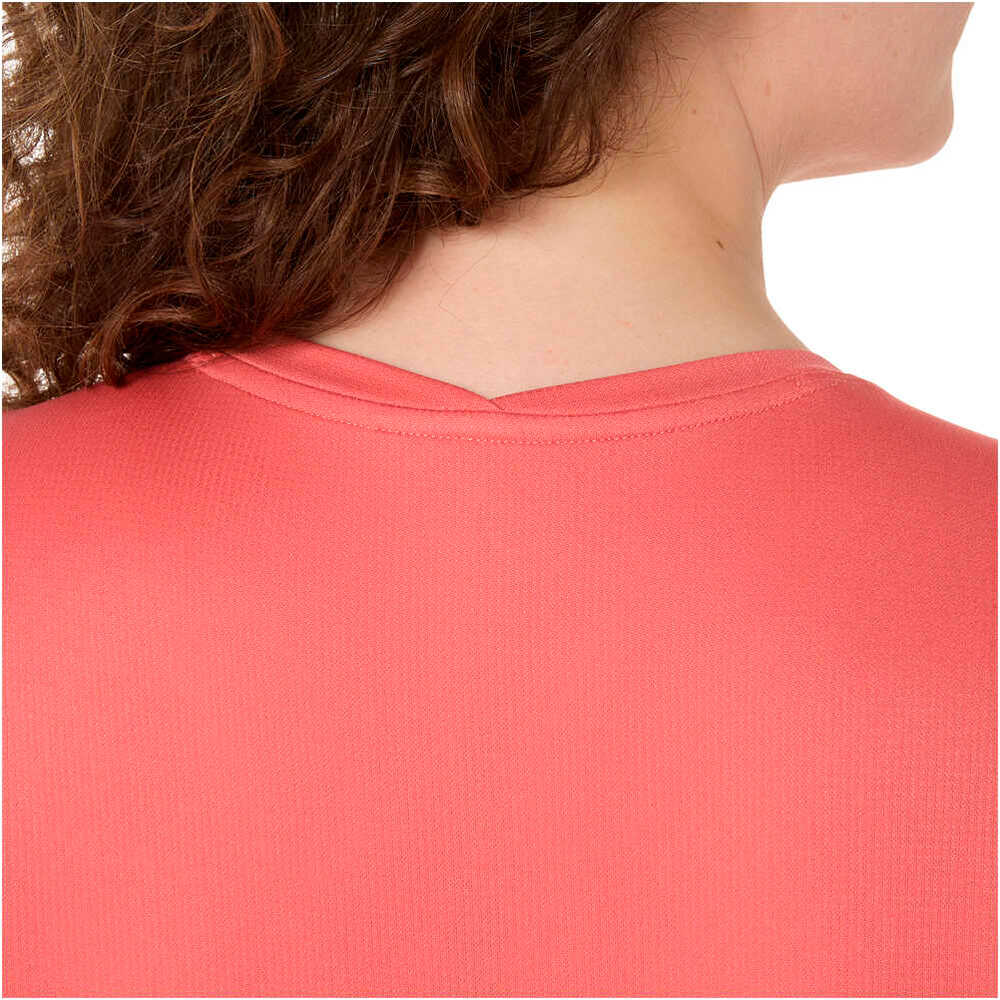 Asics camiseta entrenamiento manga corta mujer CORE ROSA 04