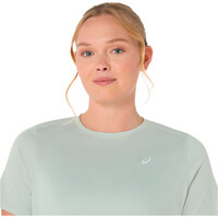 Asics camiseta entrenamiento manga corta mujer CORE VERDE 03