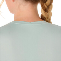 Asics camiseta entrenamiento manga corta mujer CORE VERDE 04