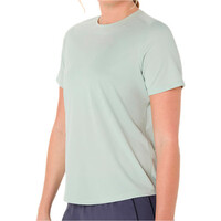 Asics camiseta entrenamiento manga corta mujer CORE VERDE vista detalle