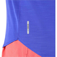 Asics camiseta entrenamiento manga corta mujer ROAD AZUL 04