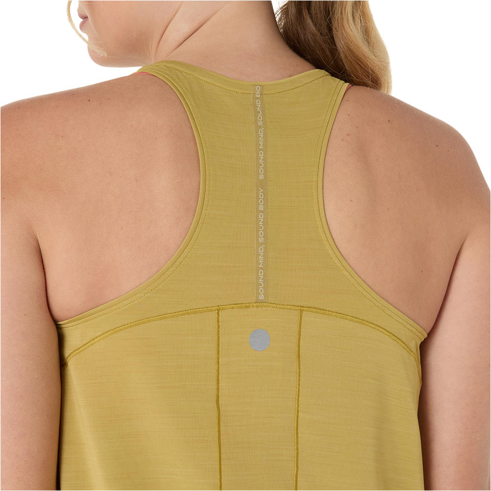 Asics camiseta entrenamiento manga corta mujer ROAD MARRON 03