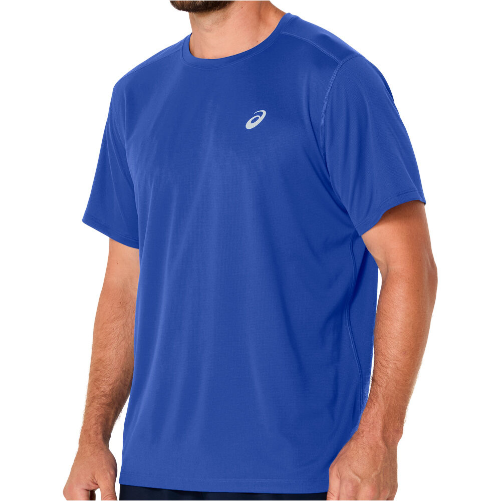 Asics camiseta técnica manga corta hombre CORE AZUL vista detalle