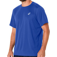 Asics camiseta técnica manga corta hombre CORE AZUL vista detalle