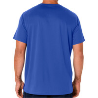 Asics camiseta técnica manga corta hombre CORE AZUL vista trasera