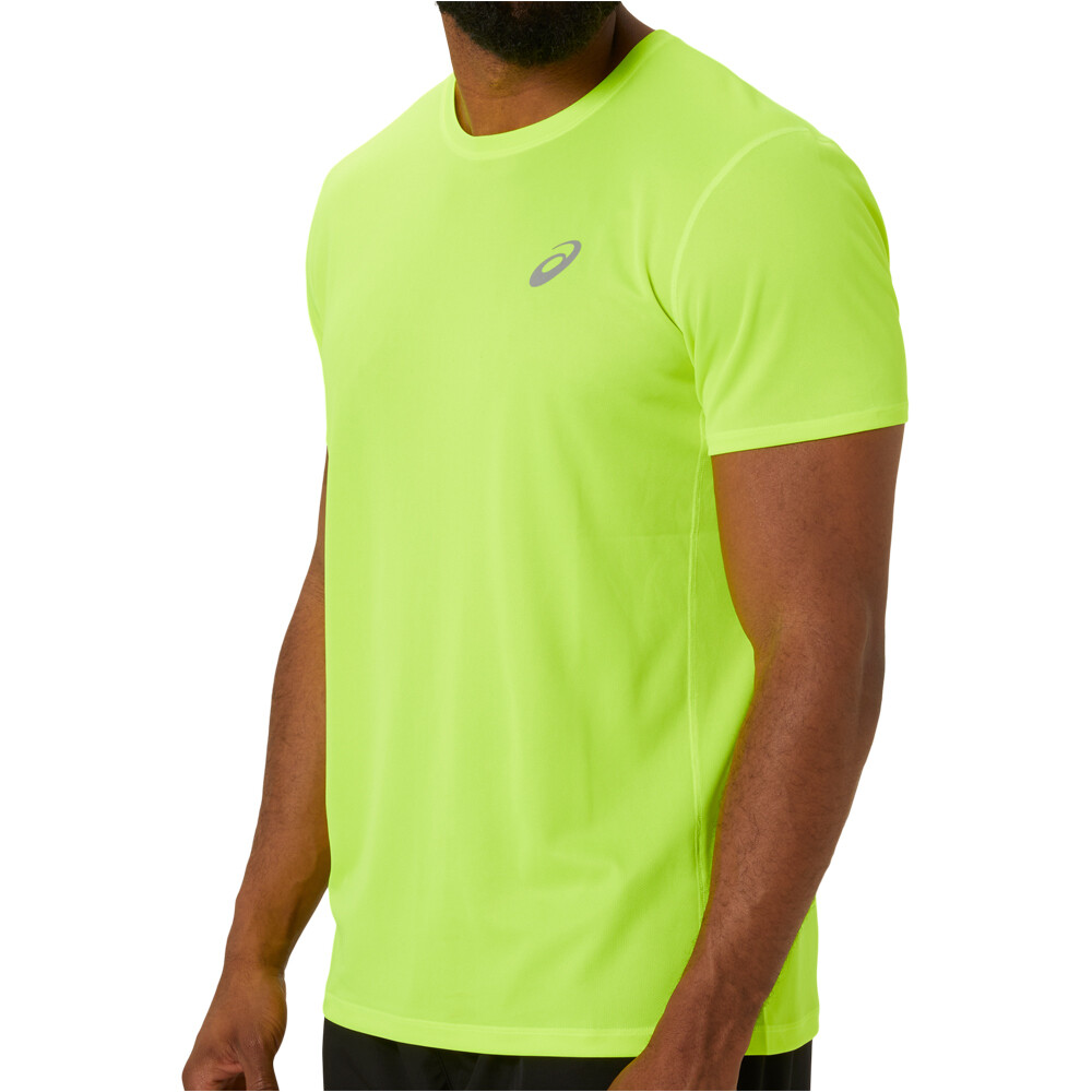 Asics camiseta técnica manga corta hombre CORE MORADO vista detalle