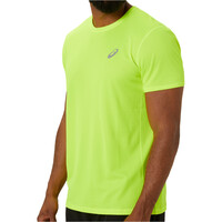 Asics camiseta técnica manga corta hombre CORE MORADO vista detalle