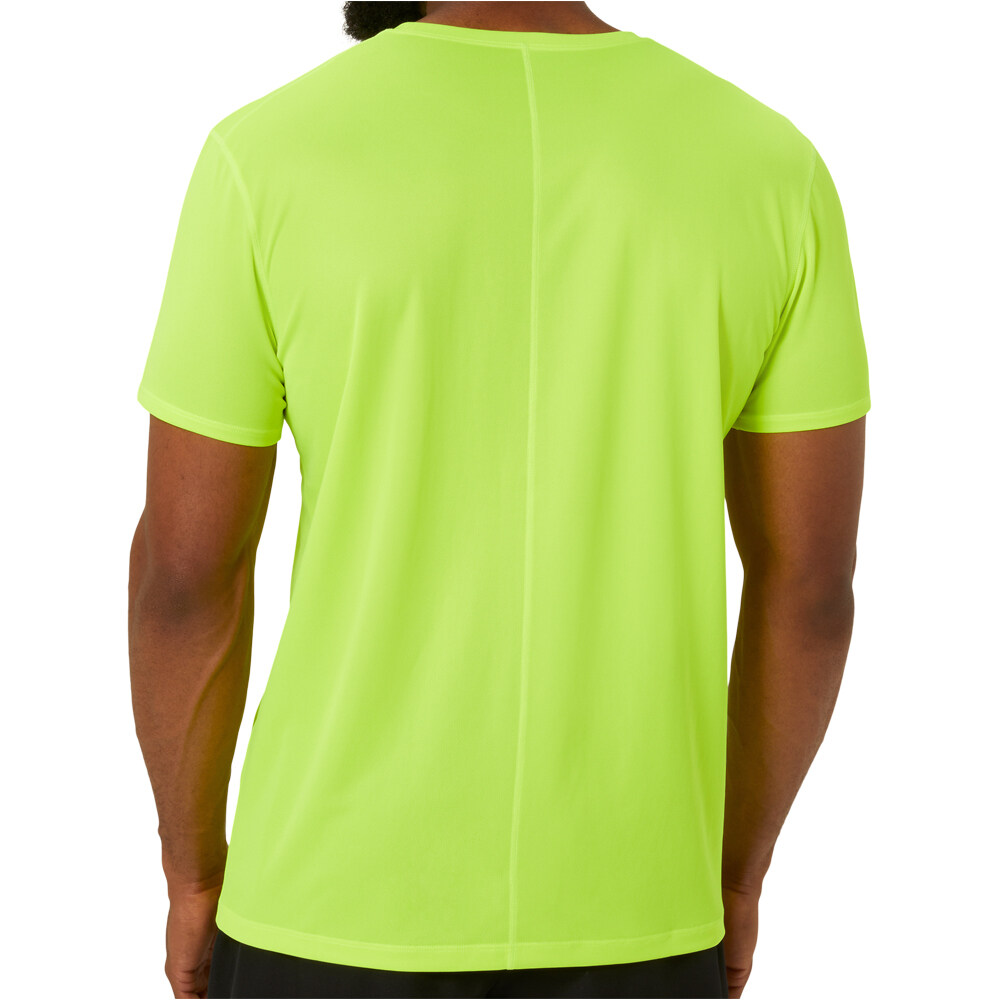Asics camiseta técnica manga corta hombre CORE MORADO vista trasera