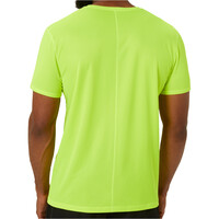 Asics camiseta técnica manga corta hombre CORE MORADO vista trasera