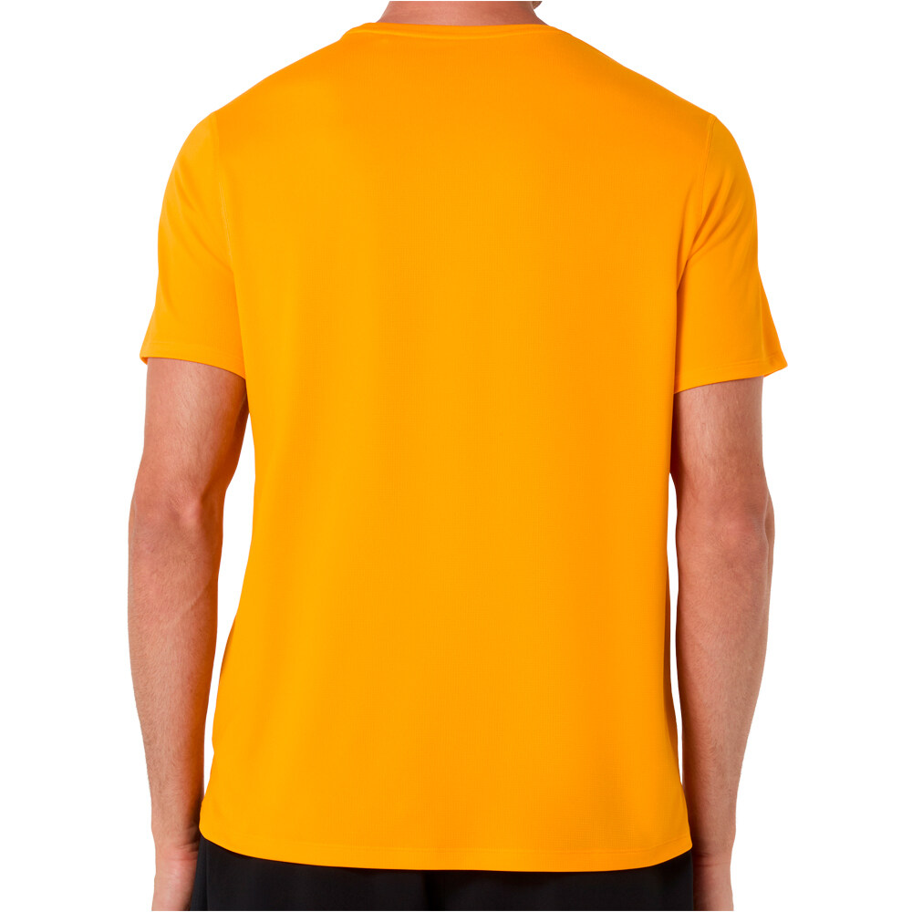 Asics camiseta técnica manga corta hombre CORE NARANJA vista trasera